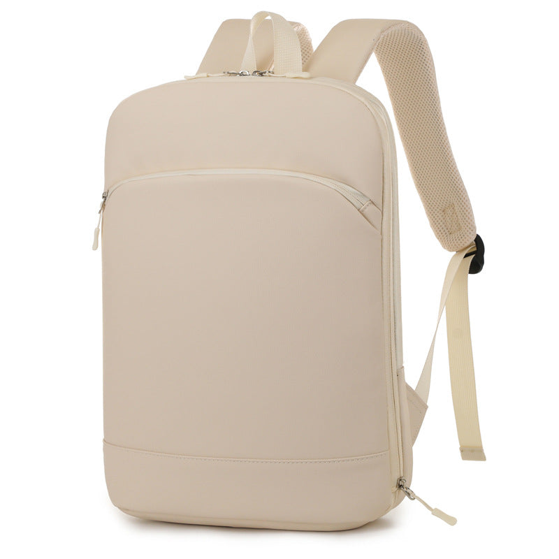Elegant Laptop Backpack with Innovative Material and Ergonomic Design-https://detail.1688.com/offer/1056907131408.html-Calm Wears-Ivory-nan-Calm Wears