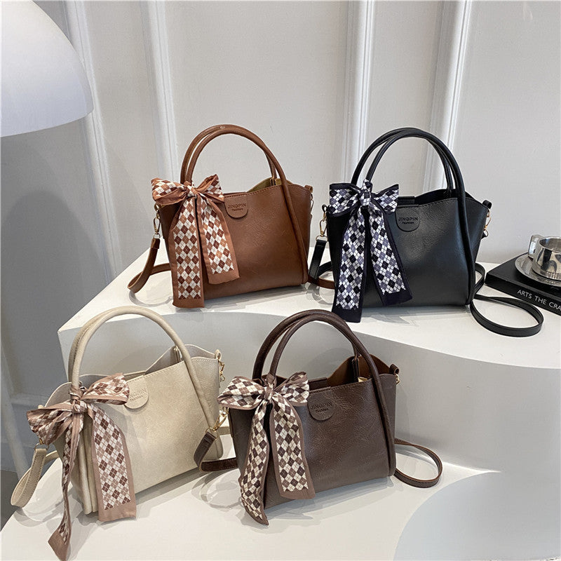 Elegant Bow Accent Handbag