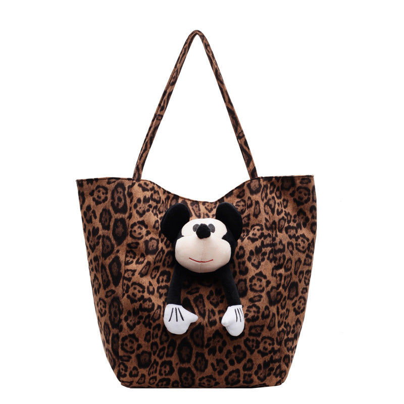 Stuffed Animal Tote Bag with Animal Design
