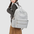 Backpack with Stylish Star Design and Versatile Compartments