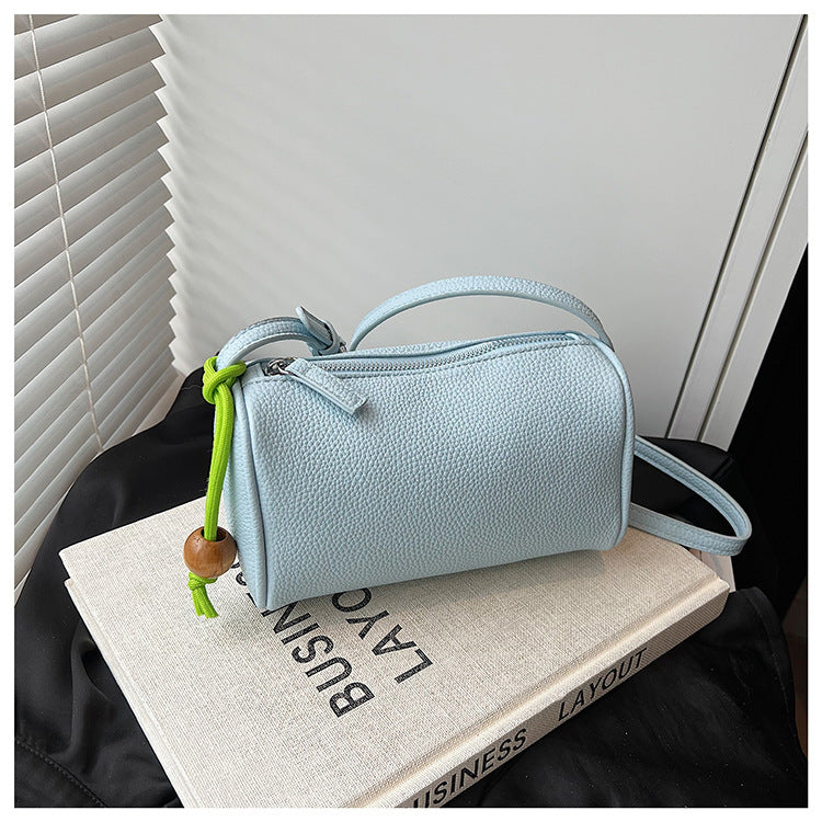 Women's Shoulder Bag made of high-quality synthetic leather with colorful drawstring-https://detail.1688.com/offer/911119504031.html-Calm Wears-Blue-nothing-Calm Wears