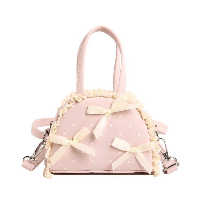 WoCharming Bow-Embellished Everyday Handbag