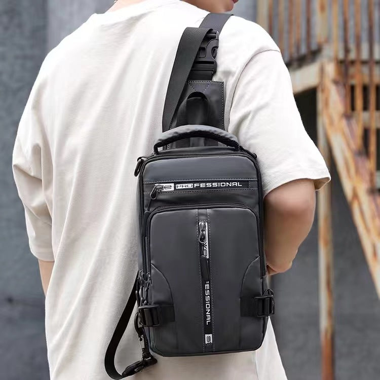 Compact Multi-Pocket Sling Backpack