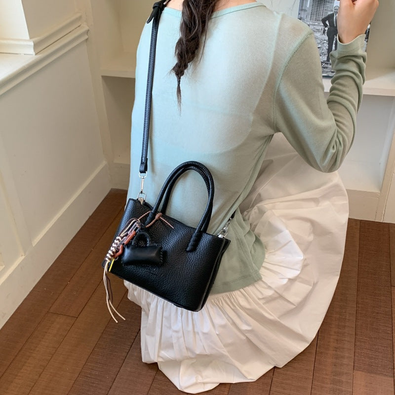 Women Mini-Handbag with fashionable drawstring-https://detail.1688.com/offer/1060202750933.html-Calm Wears-Black-nothing-Calm Wears