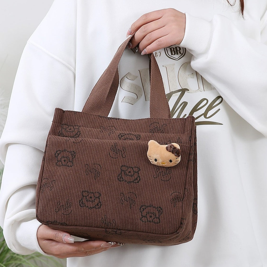 Cute Fun Cartoon Themed Mini Tote Bag