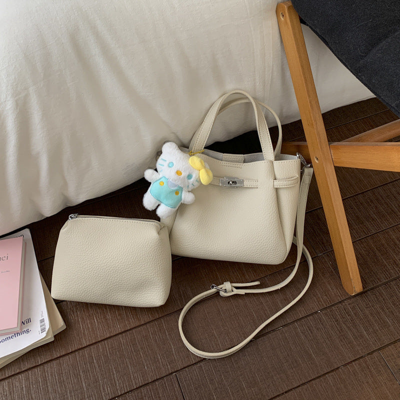 Ladies mini handbag with detachable cosmetic pouch-https://detail.1688.com/offer/1017213482411.html-Calm Wears-White-Size: With pendant-Calm Wears