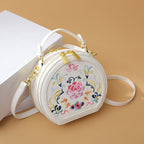 Vintage Floral Embroidered Handbag