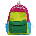 Kids' Colorful Multi-Pocket School Backpack