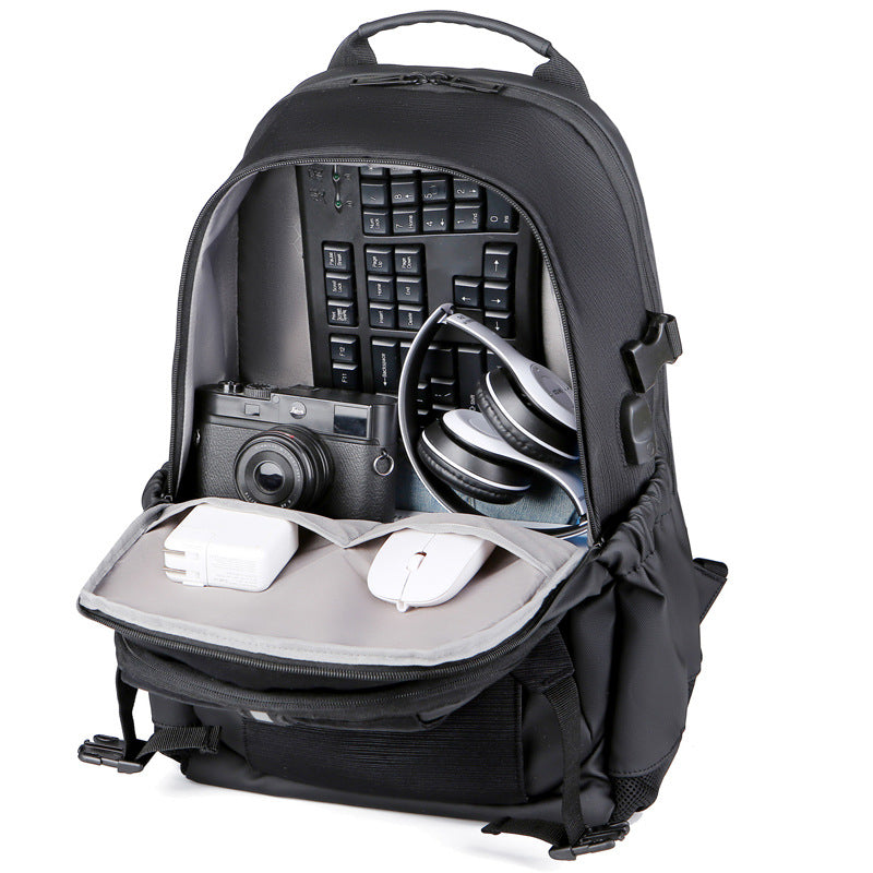Tech-Enhanced Multi-Compartment Backpack