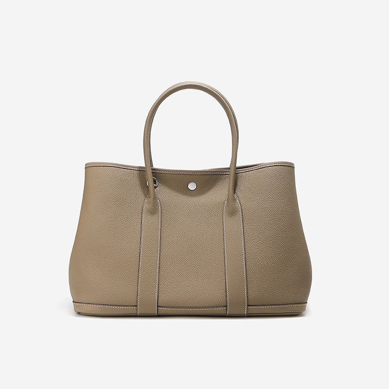 Women's Tote Bag with Textured Design and Practical Interior Pockets-https://detail.1688.com/offer/1009685633251.html-Calm Wears-Elephants Gray-36-Calm Wears