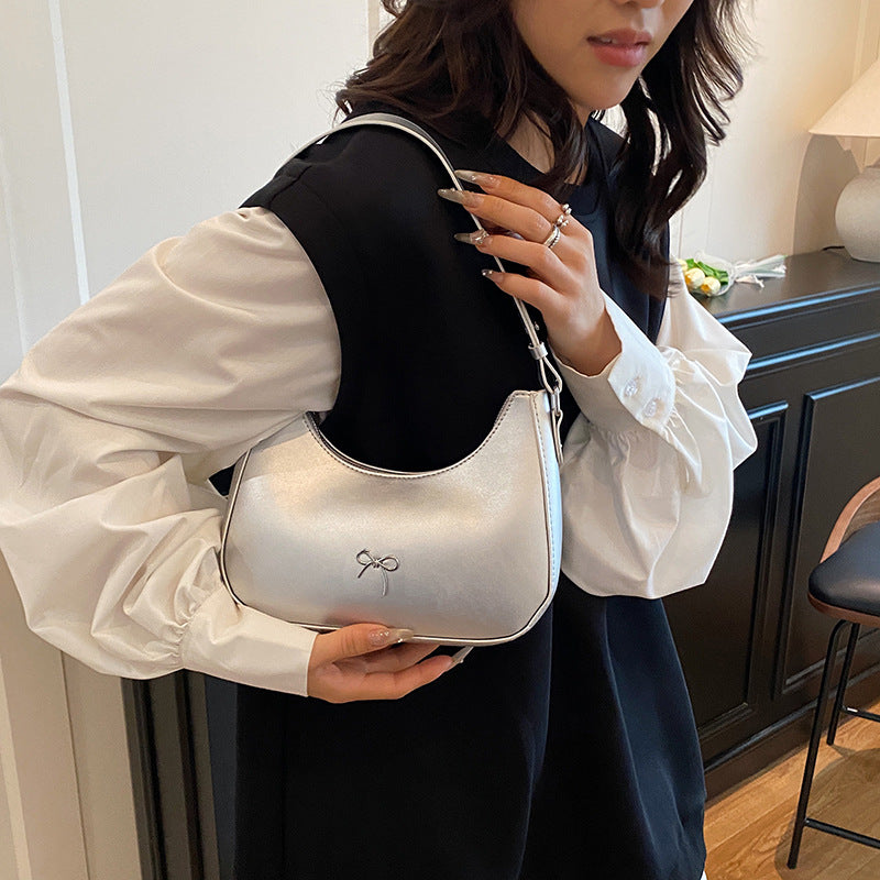 Stylish Bow Detail Shoulder Bag