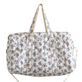 Quilted Pattern Travel Tote