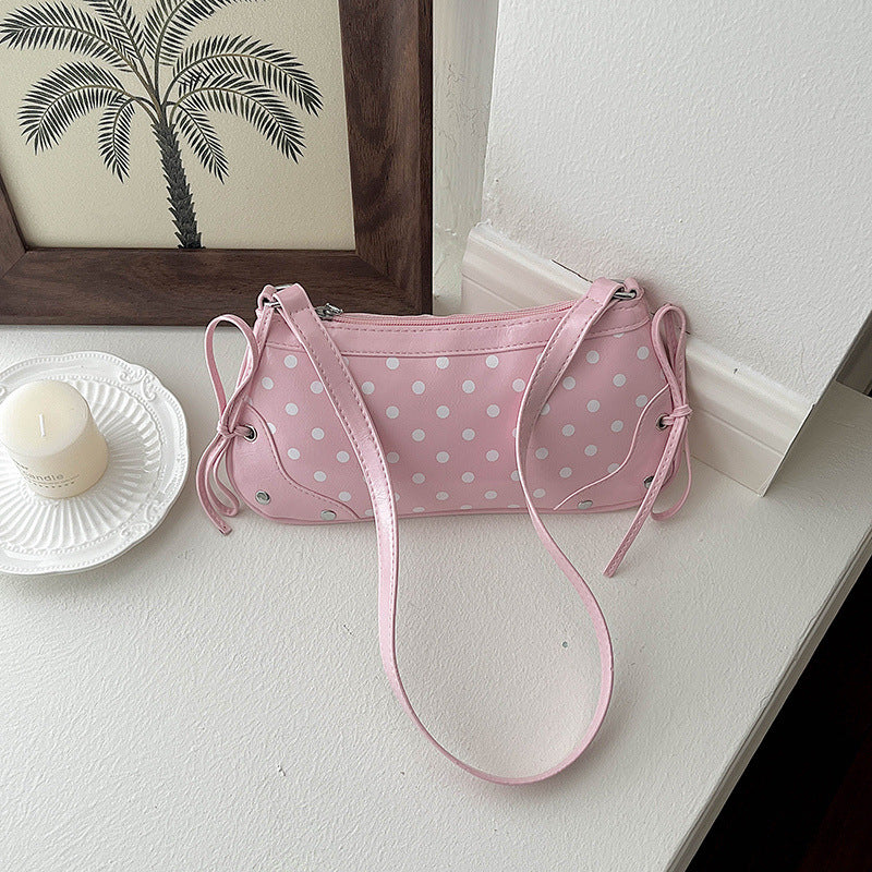 WoPolka Dot Pattern Mini Handbag