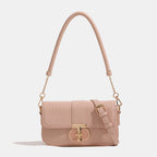 Crocodile-Embossed Crossbody Handbag