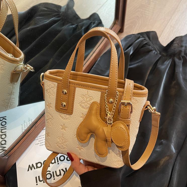 Women's Mini Handbag with Playful Dog Charm-https://detail.1688.com/offer/895769073232.html-Calm Wears-Rosa-Size: With pendant-Calm Wears