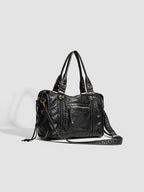 Handbag for School Shoulder Strap in Rigid Leather-dione couture20260421-Calm Wears-Black-Calm Wears
