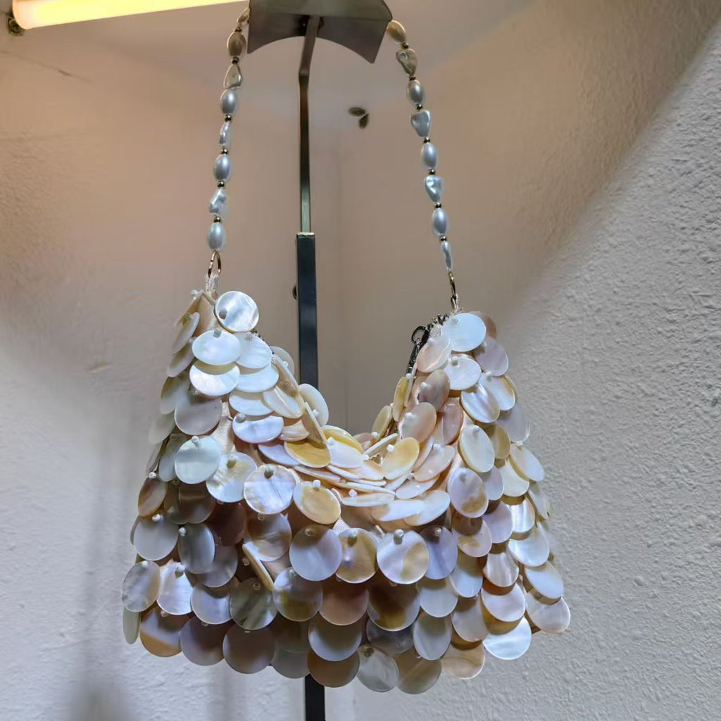 Shell Beaded Handbag