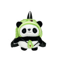 Plush backpack with panda design