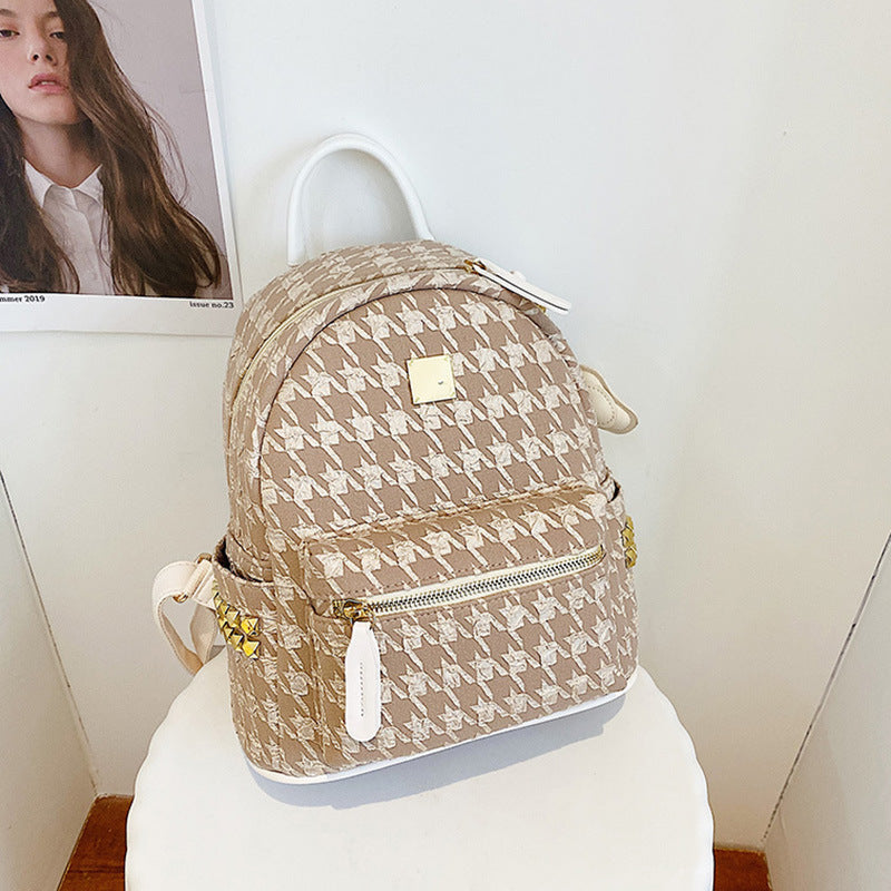 Textured Mini Backpack