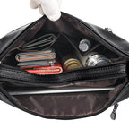 Elegant Zip-Detail Shoulder Bag