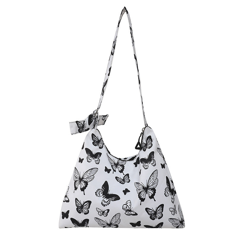 Stylish Polka Dot Hobo Bag