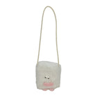 Plush shoulder bag with unique character design
