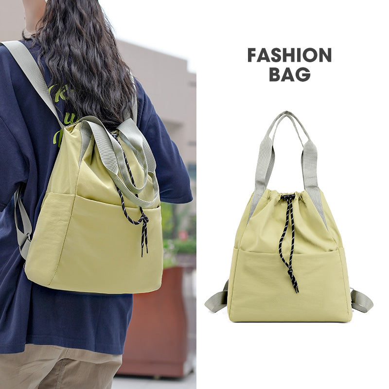 Fashionable Drawstring Tote Bag Calm Wears