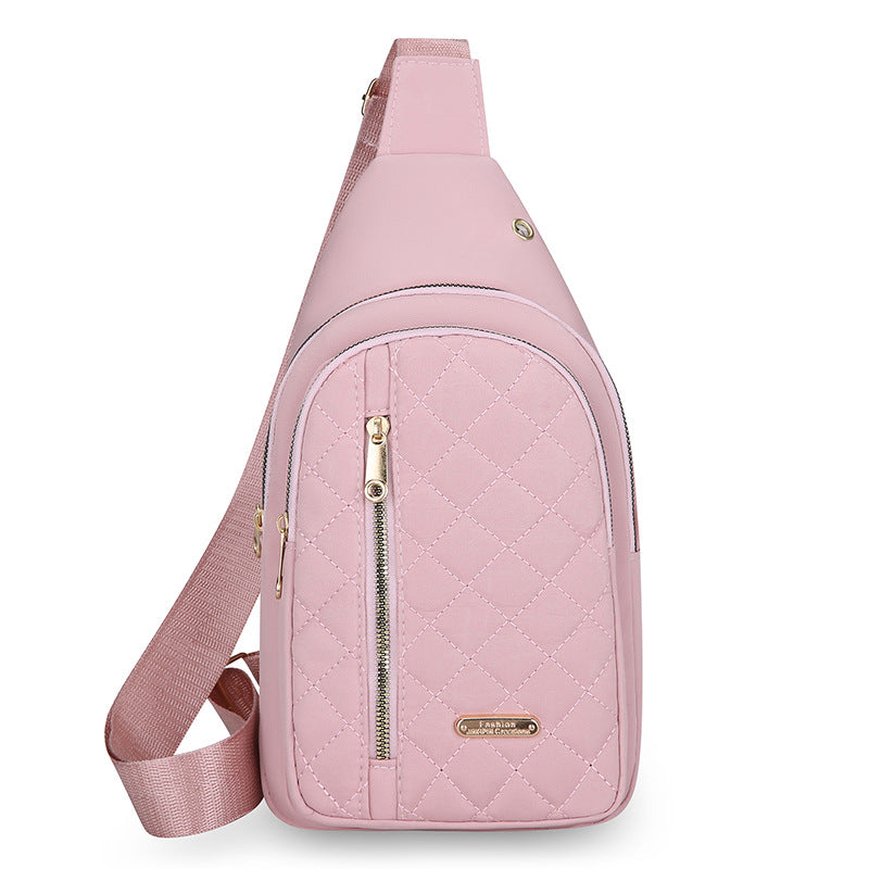 Quilted One-Shoulder Sling Bag