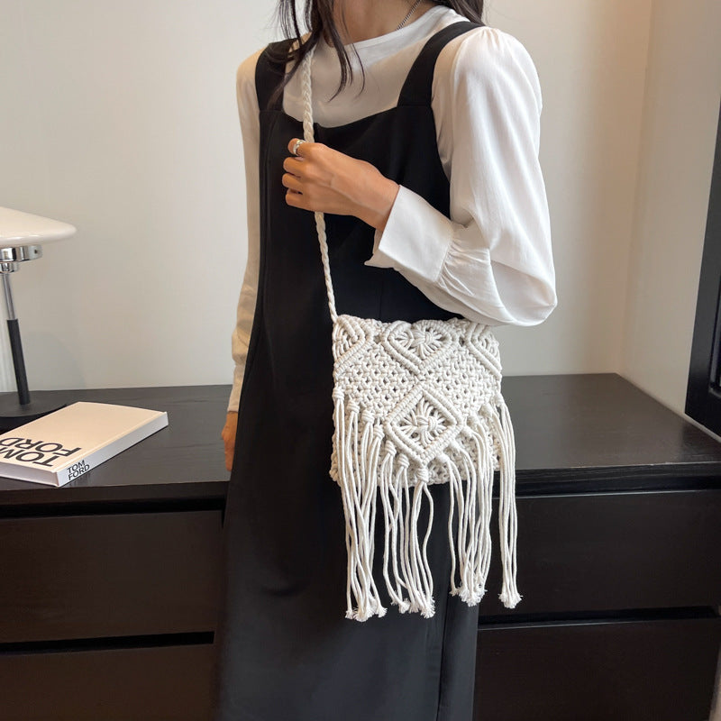 Women's Macrame Shoulder Bag with Decorative Fringes-https://detail.1688.com/offer/1026760230042.html-Calm Wears-Beige-nothing-Calm Wears