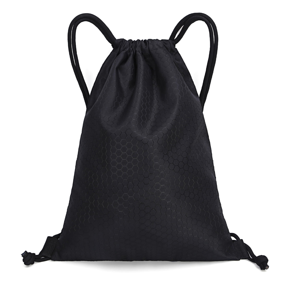 Honeycomb Texture Drawstring Backpack Calm Wears
