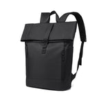 Urban Backpack with Modern Fold Closure and Versatile Compartments