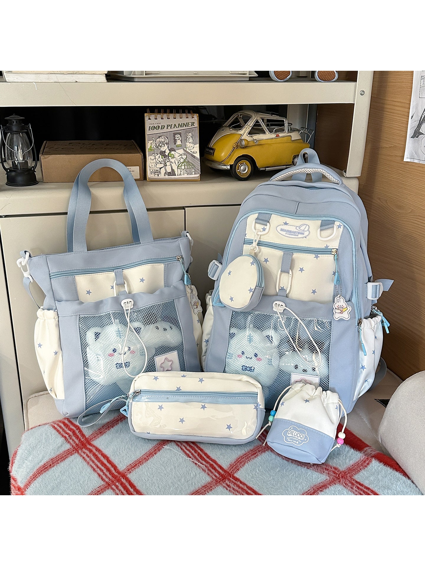 Plush School Backpack Set-https://detail.1688.com/offer/1008360806782.html-Calm Wears-Blue-Calm Wears