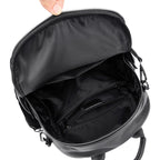 Vegan Leather Multi-Functional Backpack