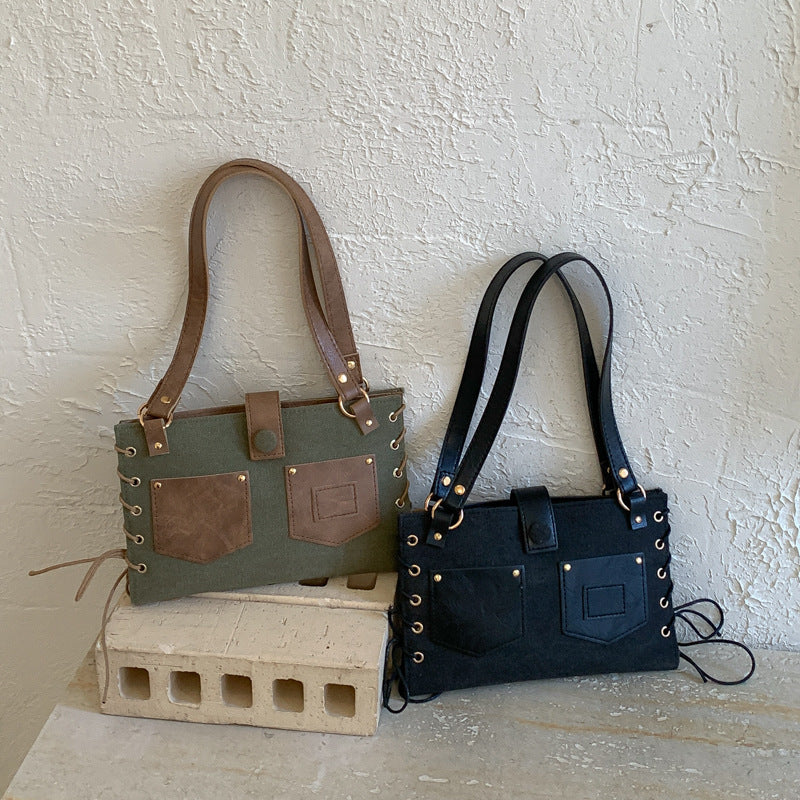 WoElegantly Structured Utility Tote Bag