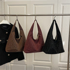 Women’s fashionable tote bag with striking shoulder strap-https://detail.1688.com/offer/1031641411711.html-Calm Wears-Coffee-nothing-Calm Wears