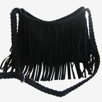 Stylish Fringe Suede Crossbody Bag