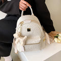 Textured Mini Backpack