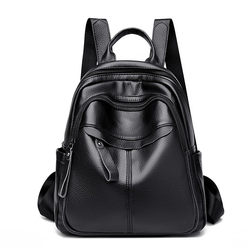 Multi-Compartment Textured Backpack