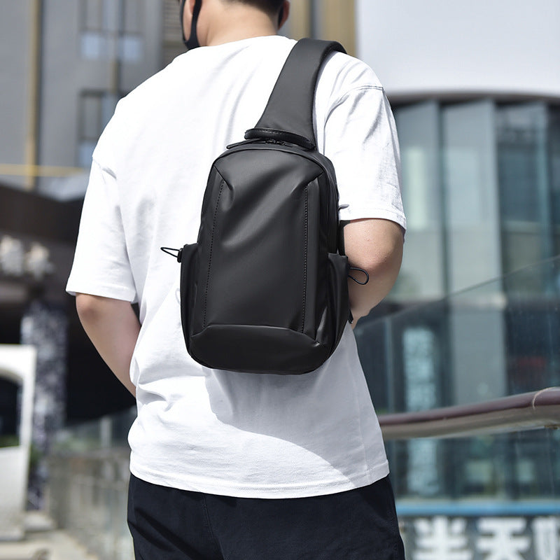 Sleek Water-Resistant Sling Backpack