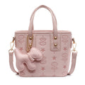 Women's Mini Handbag with Playful Dog Charm-https://detail.1688.com/offer/895769073232.html-Calm Wears-Rosa-Size: With pendant-Calm Wears