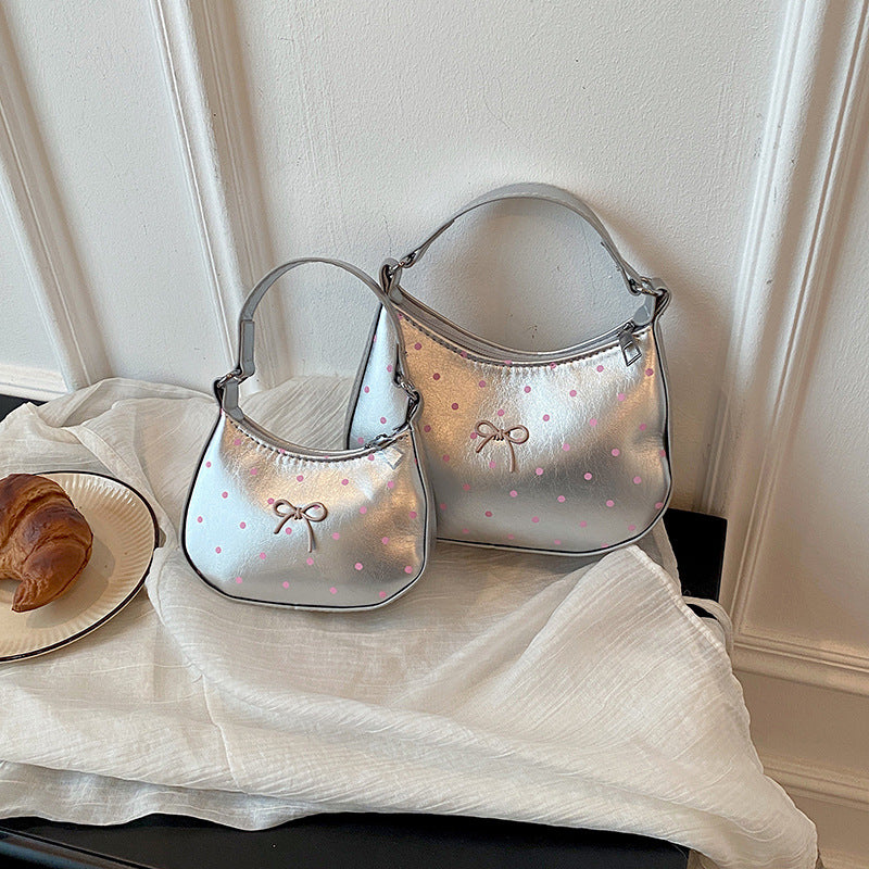 WoCharming Polka Dot Crossbody Handbag