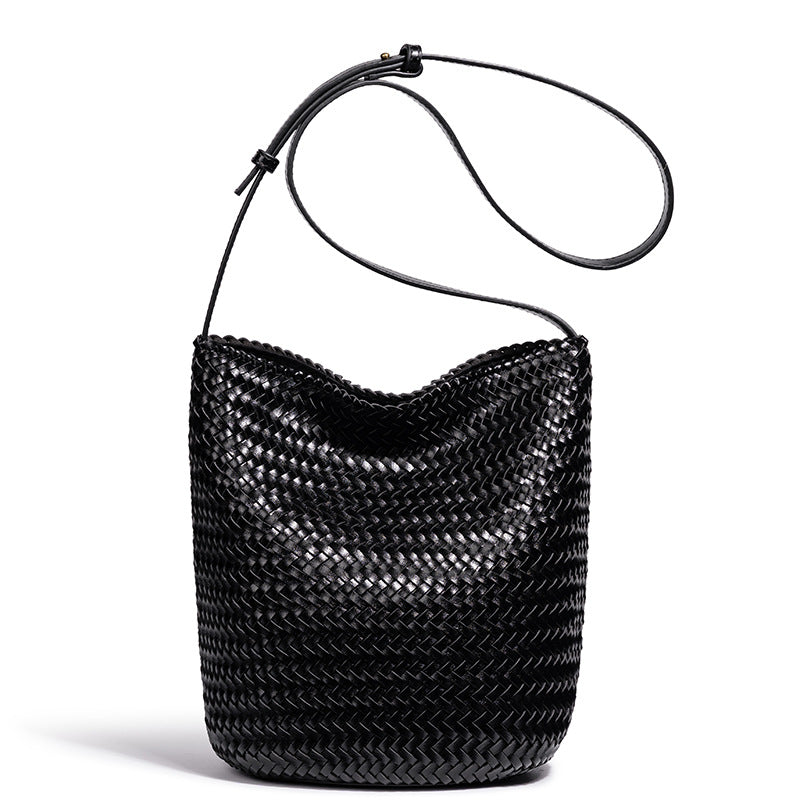 Handcrafted Woven Bucket Bag