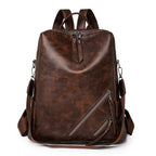 Fashionable Multi-Zipper Backpack Calm Wears