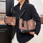 Women's hobo bag with detachable mini organizer