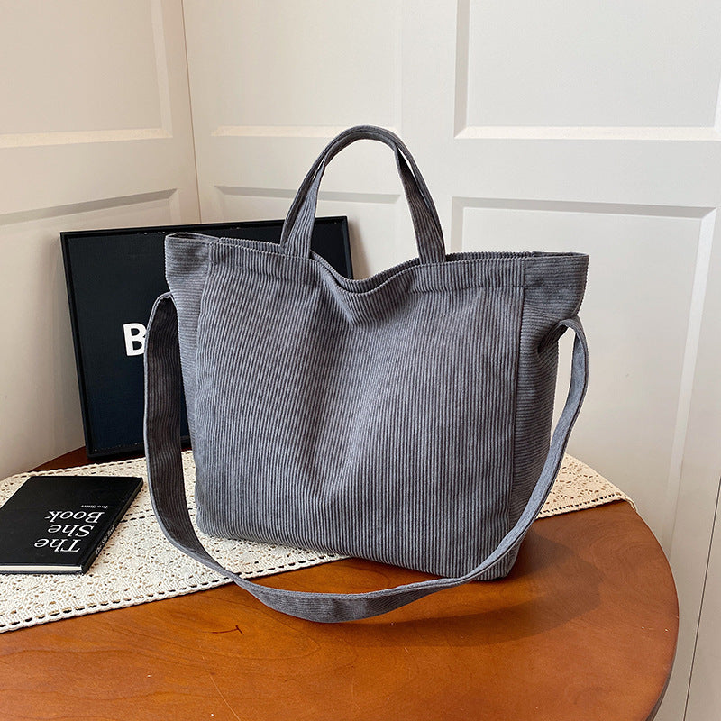 WoSoft Corduroy Tote Bag