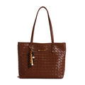 Ladies elegant braided Tote Bag-https://detail.1688.com/offer/964410202280.html-Calm Wears-Braun-Size: Single package without tag-Calm Wears