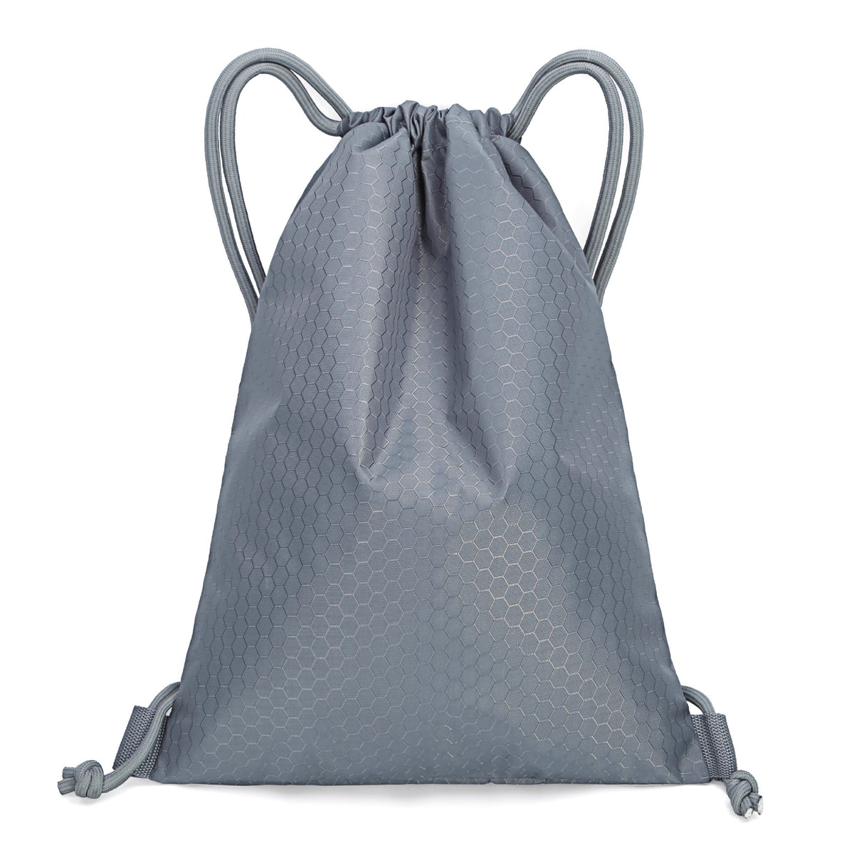 Honeycomb Texture Drawstring Backpack Calm Wears