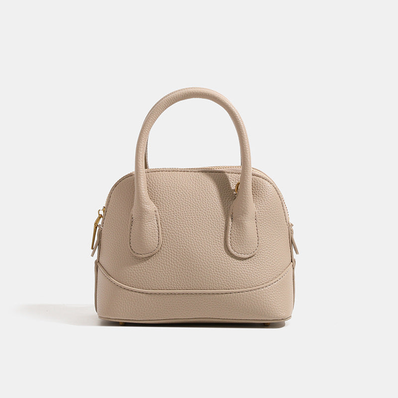 Women's mini handbag with textured artificial leather