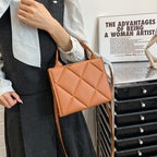 Quilted Leather Shoulder Handbag