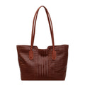 Woven Leather Tote Bag